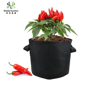 Muestra gratis 100-400 Gal Jardín Invernadero UV Siembra Vivero Plantación Fieltro Growbags Tomate Potato Cultivo Macetas Protección UV - Product Image 4