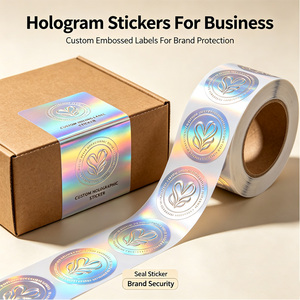 Stiker Label Kemasan Kustom Bermerek, Stiker Vinyl Transparan, Kertas Stiker Personalisasi, Stiker Terima Kasih untuk Usaha Kecil - Product Image 3