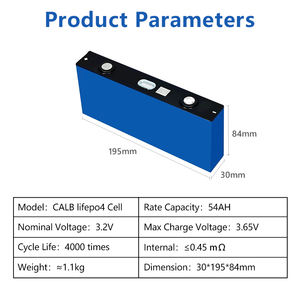 Batería de Iones de Litio Prismática Lifepo4 CALB 3.2V Grado A 54Ah 100AH 105AH 125AH 173AH para Bicicleta Eléctrica, Batería Solar, Mini - Product Image 2