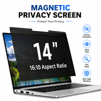Filtre de confidentialité magnétique anti-espion pour ordinateur portable 14 pouces 16:10, anti-reflet, anti-lumière bleue, vente en gros d'usine pour Lenovo HP Dell Acer
