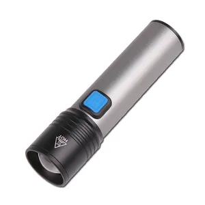 Asafee mini zoom flashlight usb torch t6 led 800lm 4 modes camping pocket gift flashlight