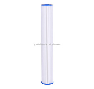 धोने योग्य पॉलिएस्टर से भरा पानी फिल्टर कारतूस 2.5*20 "बड़ा नीला - Product Image 2