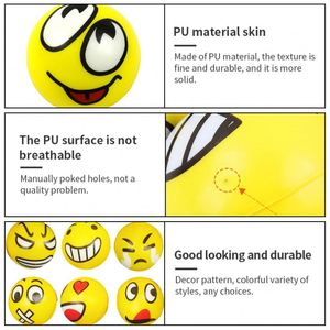 2026 New Promotional Toys <b>Small</b> Round Smile Face PU Foam Advertising Stress Ball in China - Product Image 3