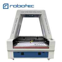 Machine de découpe et de gravure laser CO2 automatique ROBOTEC pour acrylique, métal, bois, système CNC à portique refroidi par eau