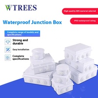 Boîte de jonction étanche IP65 en ABS, robuste, pour extérieur, 16A 220V, type à vis, construction solide, plusieurs tailles, installation facile