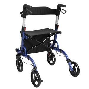 <span class=keywords><strong>Andador</strong></span> con Ruedas Ajustable, Plegable, de <span class=keywords><strong>Aluminio</strong></span>, para Personas Mayores o con Discapacidad, con Pedales - Product Image 4