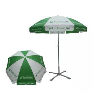 광고 사용자 정의 디자인 맞춤형 로고 인쇄 광고 폴리에스터 야외 판촉 대형 해변 우산 - Product Image 5