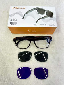 Lunettes de soleil intelligentes XK ONE Pro AI avec traduction, anti-lumière bleue, verres photochromiques, caméra WiFi, IP67, chargement magnétique, application - Product Image 3