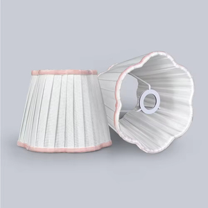 Kits d'<span class=keywords><strong>abat</strong></span>-<span class=keywords><strong>jour</strong></span> ronds modernes en tissu écologique pour table et sol, avec armature métallique, vente en gros sur mesure - Product Image 1