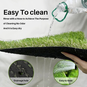 QINGZHOU tampons de nichoir de poulet faciles à nettoyer tampon de <span class=keywords><strong>pipi</strong></span> d'herbe artificielle lavable pour la nidification de poulet - Product Image 2