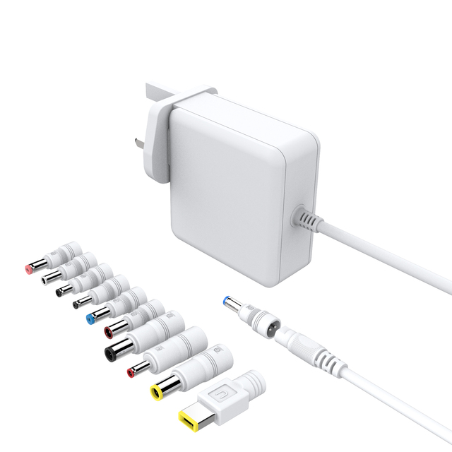 100w GaN Wall-type Universal Power Adapter 8 Kinds Connector for Laptop Like Acer, Asus,Dell, Fujitsu, HP, Lenovo, Samsung