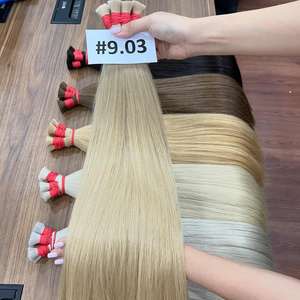 Grande quantité en stock très haute qualité extension de cheveux en vrac nouveau magasin de cheveux couleur sans perte vietnamienne - Product Image 2