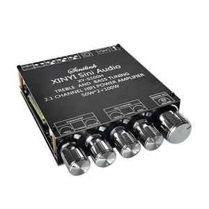 XY-S100H S100L Carte d'amplification audio stéréo 2.1 canaux pour subwoofer, Bluetooth 5.0, 50W*2+100W HIFI TPA3116D2, haute et basse fréquence - Product Image 1