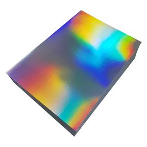 Inkjet Printing 8x11inch Sheet Fragile rainbow Holography clear Blank A4 Eggshell <b>Sticker</b> Paper - Product Image 3