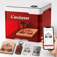 Machines de gravure laser portables en gros avec couvercle de sécurité, graveur à diode pour cartes en acrylique et en métal