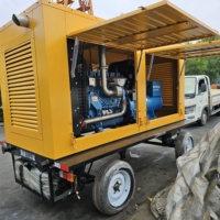 Générateur diesel portable 375 KVA 300 KW 50/60 Hz avec moteur Weichai, insonorisé, triphasé, avec auvent de protection contre la pluie, certifié CE, ATS