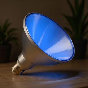 Lámpara LED Azul de 15W con Reflector E27 para Iluminación Interior - Product Image 3