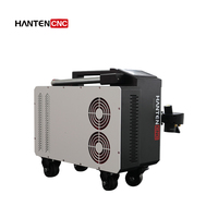 Machine de nettoyage au laser pulsé portable 300W, décapage de la rouille non destructif, décapage de la peinture, nettoyage des graffitis et des surfaces en pierre