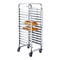Grille de refroidissement multifonctionnelle robuste pour aliments, grille de refroidissement empilable en fil métallique pour le refroidissement des aliments et la cuisson