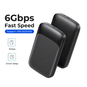 Nhà Máy USB 3.0 để SATA III 2.5 "bao vây 6TB Hỗ trợ công cụ-miễn phí cài đặt UASP tương thích lý tưởng cho WD Seagate