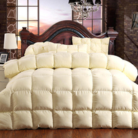Couette d'hiver 100% coton faite à la main couette couverture couette jaune blanc rose couverture pour hôtels