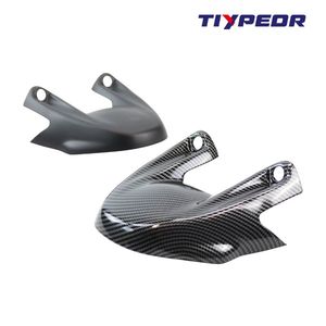 Extension de garde-boue avant style fibre de carbone TIYPEOR pour <span class=keywords><strong>Yamaha</strong></span> Tracer 9 GT 2021-2024, protection contre les éclaboussures pour moto - Product Image 5