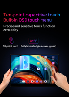 Moniteur portable personnalisé de 16 pouces 4K IPS OLED Type C avec contrôle tactile pour PC, smartphone, écran secondaire tactile