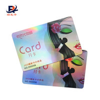 Fabrik preis Großhandel RFID 13,56 MHz HF Fudan F08 S50 Holo graphischer Visitenkarte druck Made in China