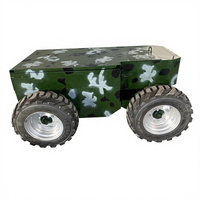 Kit de Vehículo Robótico Inteligente Todoterreno con Control Remoto 4WD para Evitar Obstáculos, Programable para DIY