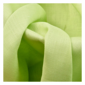 Хлопчатобумажная вискозная льняная ткань, Органическая дышащая мягкая однотонная льняная ткань из вискозы для одежды - Product Image 3