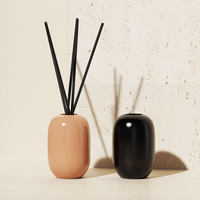 Ensemble de diffuseur de parfum en roseau de luxe C&H, en verre et céramique, sans alcool, parfum personnalisé, huiles essentielles pour la maison, désodorisant