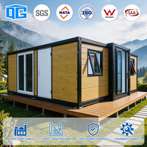 Casa Contenedor Expandible de 40 Pies, 2, 3, 4 Dormitorios, Villa Prefabricada de Lujo, Moderna, Resistente al Viento, Casa Móvil Prefabricada para <span class=keywords><strong>Hotel</strong></span> - Product Image 1
