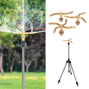 Vòi phun nước tưới vườn kim loại cao cấp xoay 360 độ, hệ thống tưới cỏ, vòi phun nước tưới vườn - Product Image 1