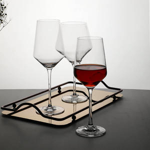 Ensemble de verres à vin rouge classiques en cristal avec décanteur à poignée, 5 pièces, gobelets en forme de tulipe pour la maison, le restaurant, ou comme cadeau - Product Image 3