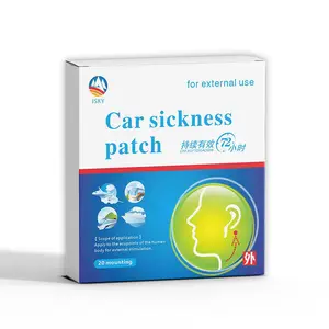 JSKY seyahat kulak tapınak çıkartmalar ferahlatıcı hareket hastalık Carsickness Airsickness Seasickness sağlık kaynağı için alçı