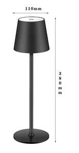 Lampe de table LED <span class=keywords><strong>sans</strong></span> <span class=keywords><strong>fil</strong></span> moderne et simple en métal, rechargeable par DC, avec veilleuse pour la décoration de la maison - Product Image 4