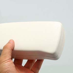 Boîte à accessoires pour lunettes avec logo personnalisé, en cuir, anti-stress, grande taille, étui rigide pour lunettes de soleil, noir - Product Image 4