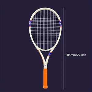 Racchetta da <span class=keywords><strong>Tennis</strong></span> <span class=keywords><strong>Pro</strong></span> POWER2.0 in Fibra di Carbonio, Leggera e Resistente, per Competizioni, Tornei e Allenamenti per Adulti - Product Image 3