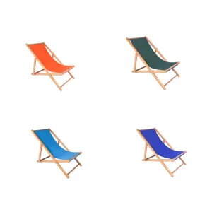 Kursi dek Kemah lipat luar ruangan pantai dapat disesuaikan kayu mode baru untuk piknik berkemah dengan desain khusus