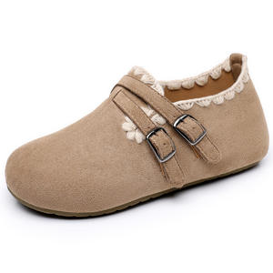 2026 New Women's Autumn Winter Spring Comfort Suede Platform Clogs Slip-on <b>Height</b> <b>Increasing</b> <b>Shoes</b> - Product Image 5