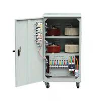 Stabilizer Tegangan Servo Satu Fasa Akurasi Tinggi 10KVA 220V 80-260V AVR Untuk Penggunaan Rumah Tangga Bersertifikasi CE
