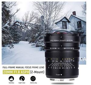 เลนส์ Viltrox 20 มม. F1.8 ฟูลเฟรม มุมกว้าง แบบฟิกซ์/ไพรม์ สำหรับกล้องมิเรอร์เลส Z Mount รุ่น Z7 Z6 14 ใบมีด 782 กรัม 9 กลุ่มเลนส์ จาก DF Wholesale - Product Image 5