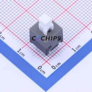 BTSA-L-P-20 Push Button Switch Through hole Component (THT) Switch Self-Locking Square Button Through Hole 50mA - Product Image 1