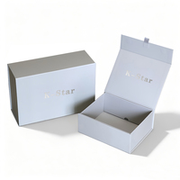 Boîtes cadeaux rigides en carton pliables avec fermeture magnétique, logo personnalisé, emballage magnétique