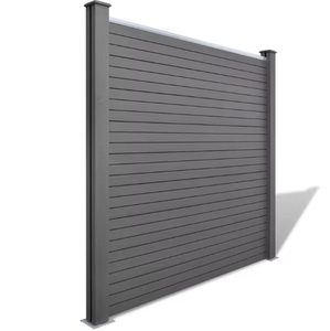 Borde DE PRIVACIDAD 7ft Panel de valla de jardín natural proyección viento/protección solar panel de valla poste de acero - Product Image 1