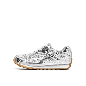 Chaussures de course blanches en mesh avec embout métallique, style décontracté unisexe pour la marche, printemps, automne, hiver - Product Image 2