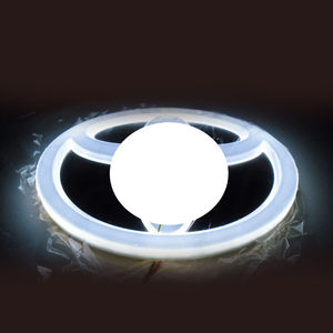 สติกเกอร์ไฟ LED 4D 5D สำหรับติดตราสัญลักษณ์รถยนต์ ไฟท้าย ไฟหน้า สำหรับ PRADO COROLLA <span class=keywords><strong>YARIS</strong></span> COROLLA LANDCRUISER - Product Image 3