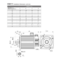 Moteur servo AC 220V 0,6KW 2N.m 3000RPM 110ST-M02030 avec driver AASD-30A, système servo complet pour équipement d'automatisation