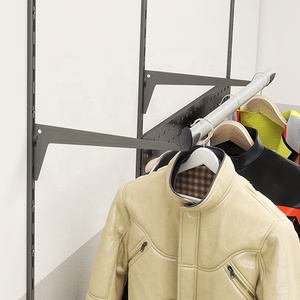 Модульная вешалка для одежды для гардероба, легко устанавливаемая система хранения одежды - Product Image 4
