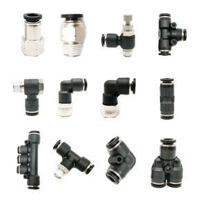Pneumatic Connector Tee Union <strong>Push</strong> <strong>in</strong> <strong>Fitting</strong> for Air Pipe Joint OD 4 6 8 10 12 16MM Pneumatic <strong>Fittings</strong> PY - Product Image 6